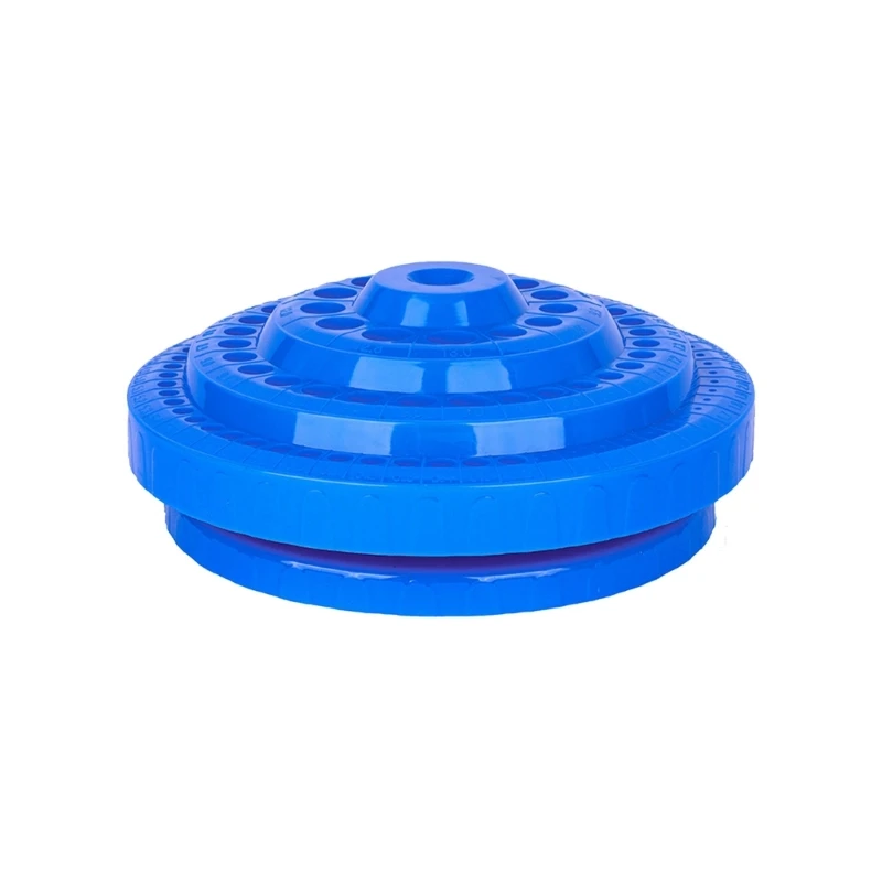 E15E Round Shaped Drill Bit Storage Holder Base Large Capacity 100-Hole Bit Plastic Organiser Case Jewelry Accessories