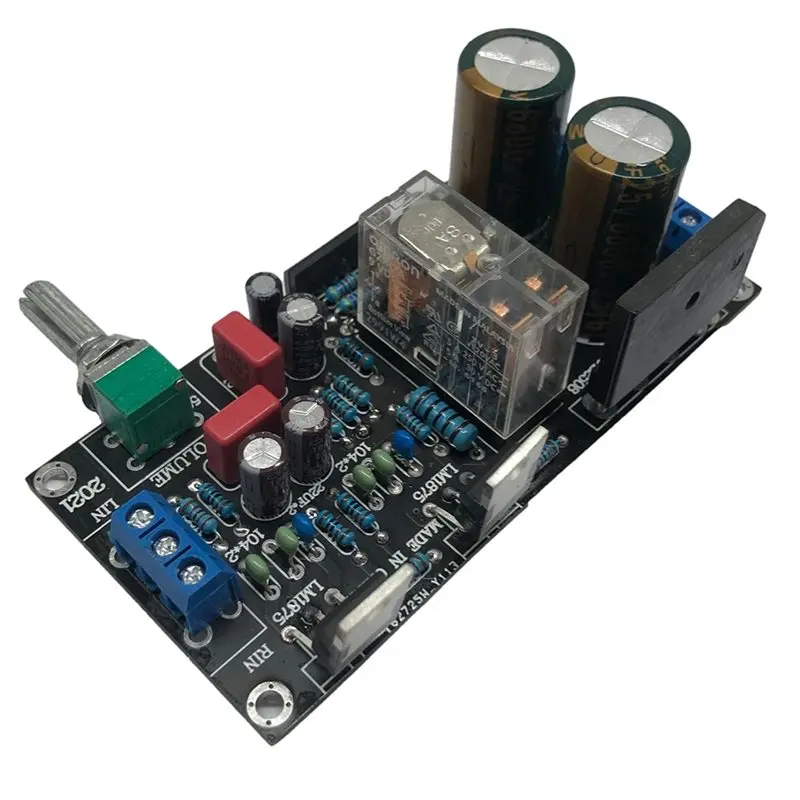 

A33T-LM1875T Двухканальная аудиоплата 2.0 с защитой динамиков и регулировкой громкости, идеально подходит для аудиоэнтузиастов