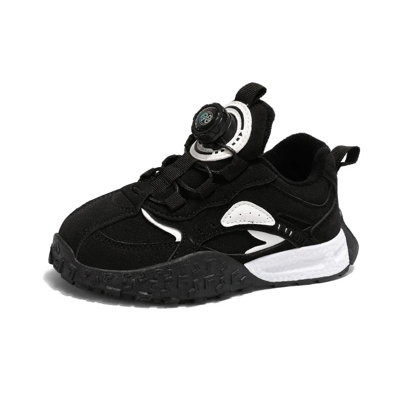 Nieuwe kinderen winter lederen katoenen schoenen jongens waterdichte warme loopschoenen kinderen outdoor casual schoenen warme sportschoenen meisjes