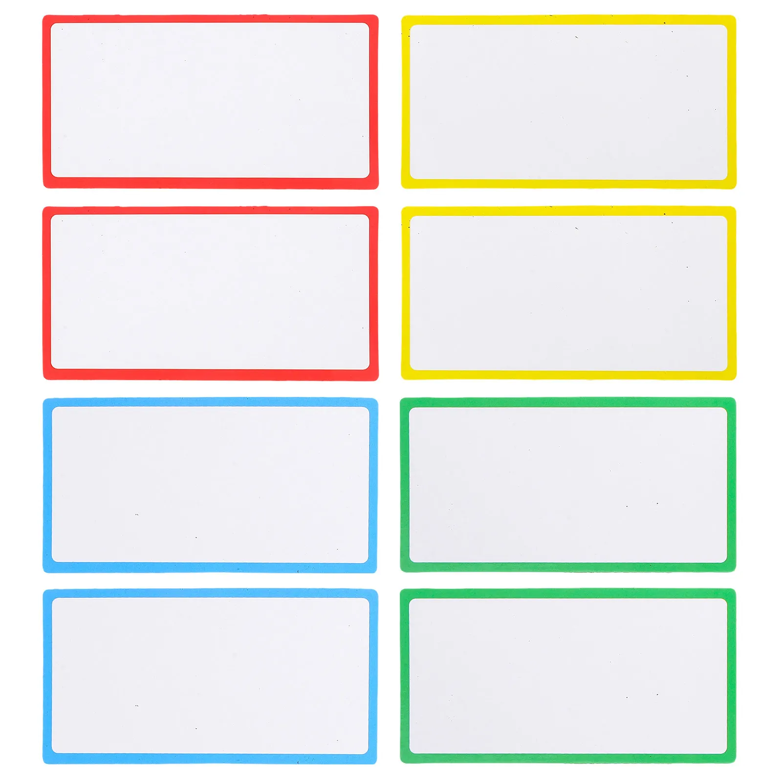

8Pcs Magnetic Dry Erase Name Tags Reusable Erasable Writable Labels Magnetic Refrigerator Tags for Office Classroom
