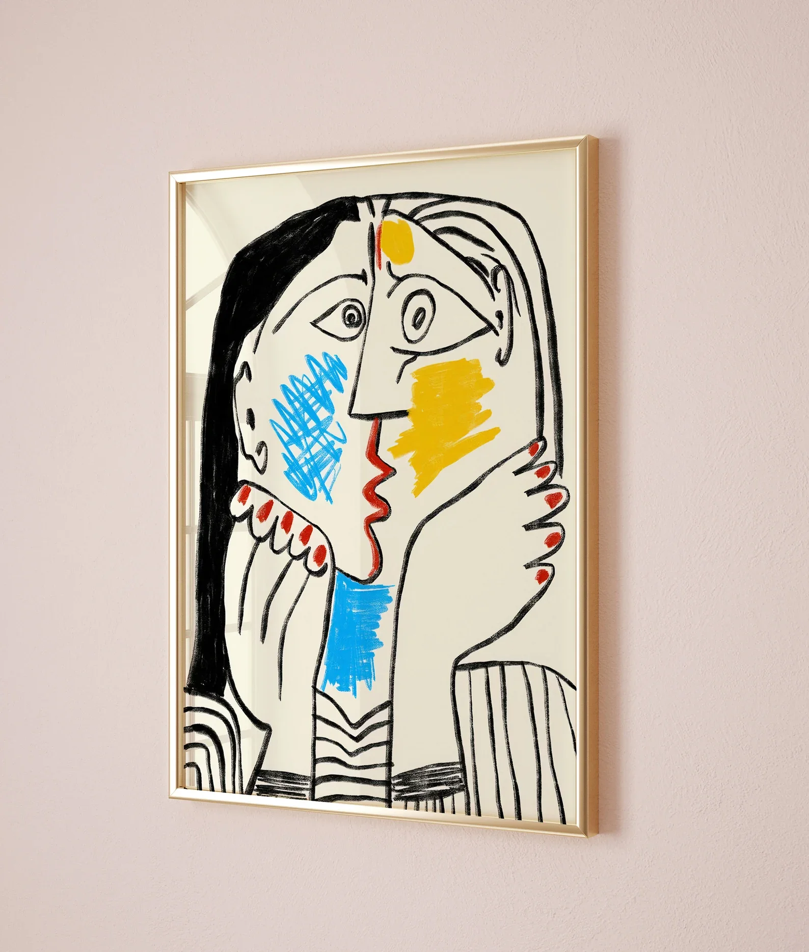 Picasso-Ausstellungsplakat, Picasso „Der Kuss“ Kunstdruck, Geschenkidee für Freunde, Picasso-Ausstellungs-Wandkunst-Dekoration, berühmter Künstler