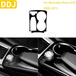 For Mercedes Benz GLK 2008 2009 2010 2011 2012 2013 2014 2015 Accessories Car Black Interior Armrest Cup Holder Trim Sticker ABS