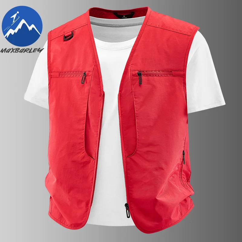 

8XL Size Tool Vest Men Summer 2026 New Casual Multi-Pocket Sleeveless Fishing Vests Youth Man Photographer Reporter Work Coat