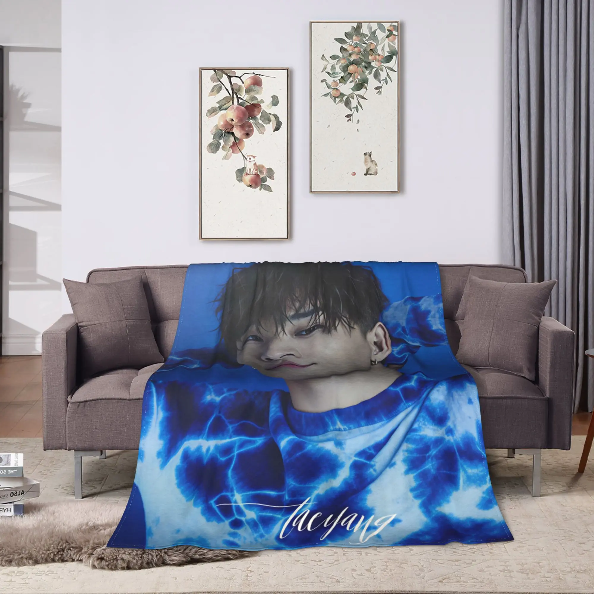 Singer T-TAEYANG  Flannel Blanket  Super Warm Bedding Throws for Outdoor Travel Office Street Trend Bedspread Sofa Bed Cover