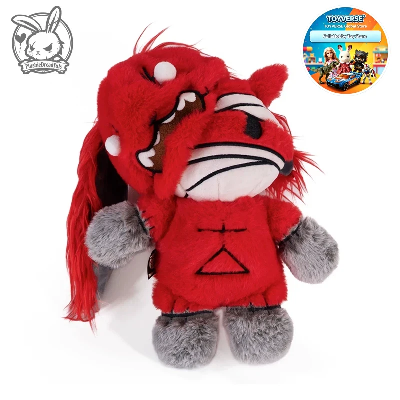 Plushie Dreadfuls Angry Rabbit Plush Toy Red Spooky Gothic Stuffed Animal Collectible Trendy Toy Home Decor Gift For Adult