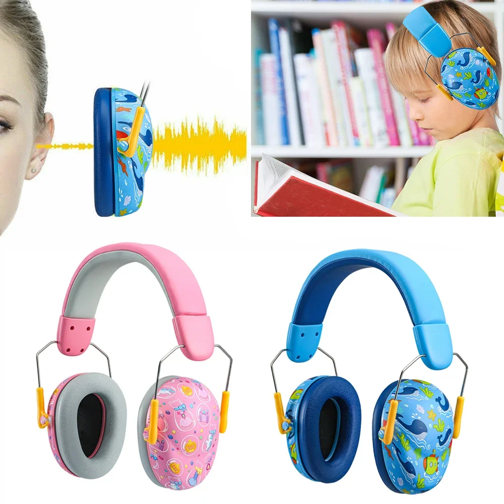 Baby Earmuffs 3-12 Years Old Child Baby Hearing Protection Safety Earmuffs Noise Reduction Ear Protector for Children Earphone