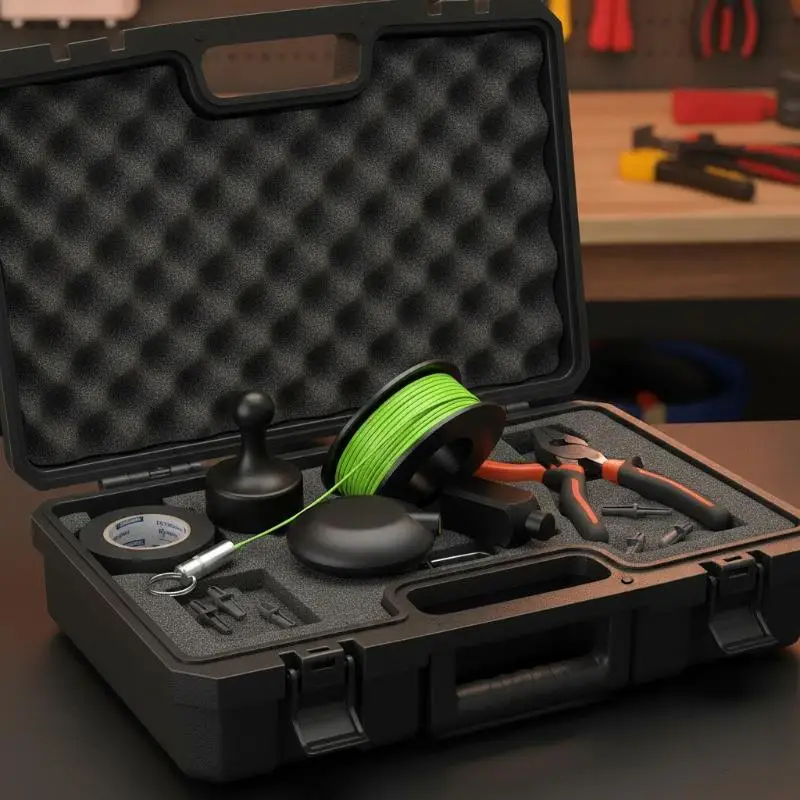 Magnetic Wire Puller Heavy Duty Electrical Threading Tool for Concealed Pipes Dark Line Electrician Repair Work
