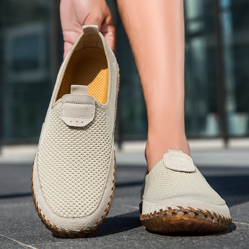 

Men's casual handmade 38-47 Comfortable and breathable spring/summer style Walking street plus size Hot selling flat shoes