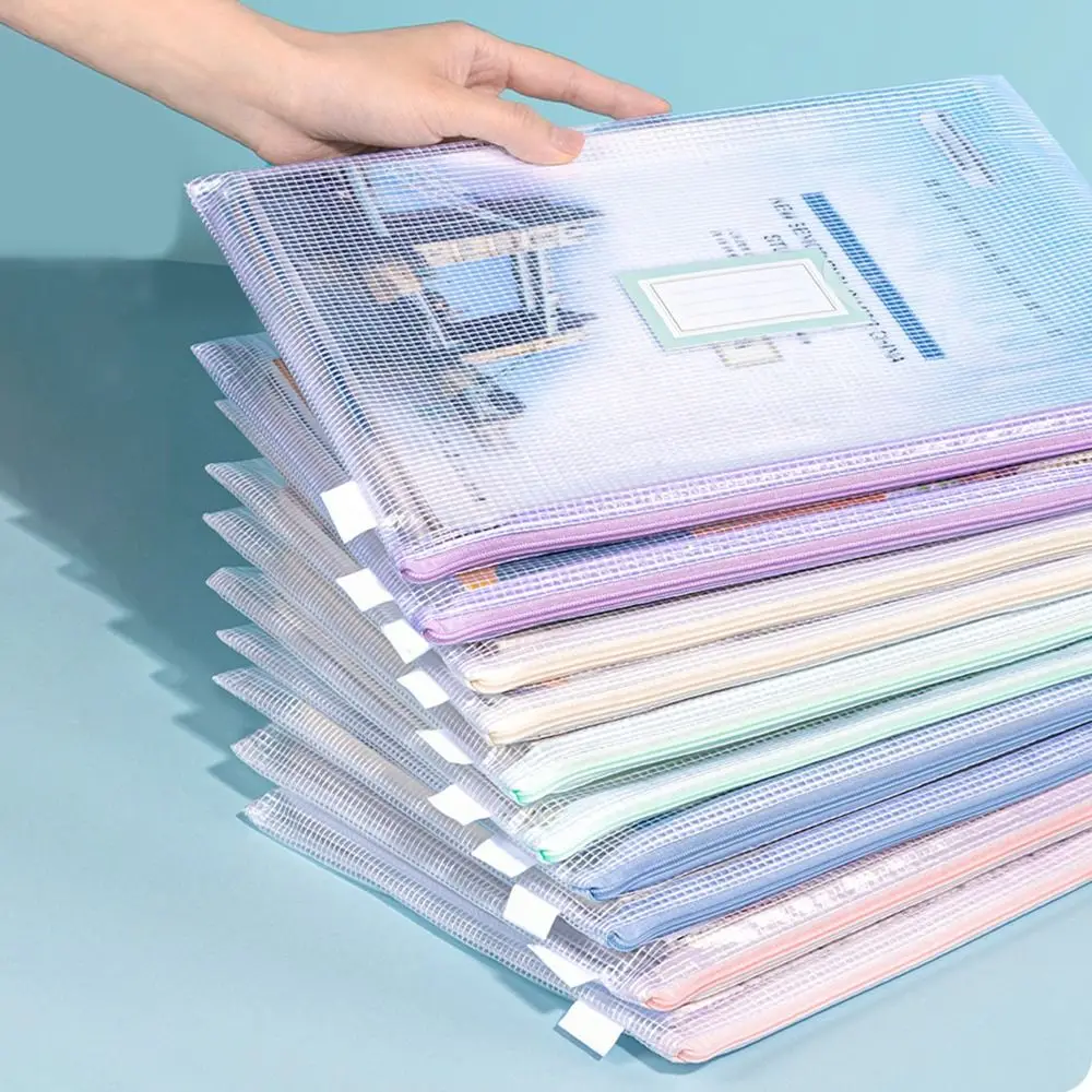 

5PCS A4 File Folders PVC Organize Artifacts File Contract Folders Versatile Portable Test Paper Storage Tool