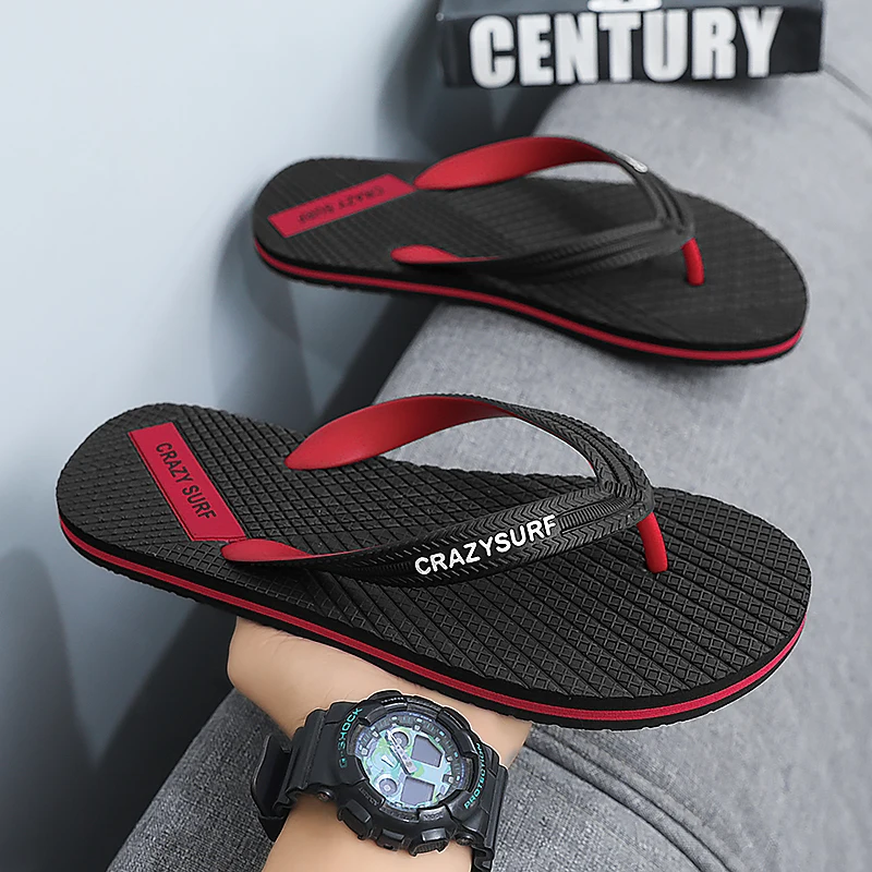 

Модные мужские шлепанцы, летние мужские тапочки, удобные легкие пляжные сандалии для улицы, нескользящие домашние тапочки для ванной комнаты