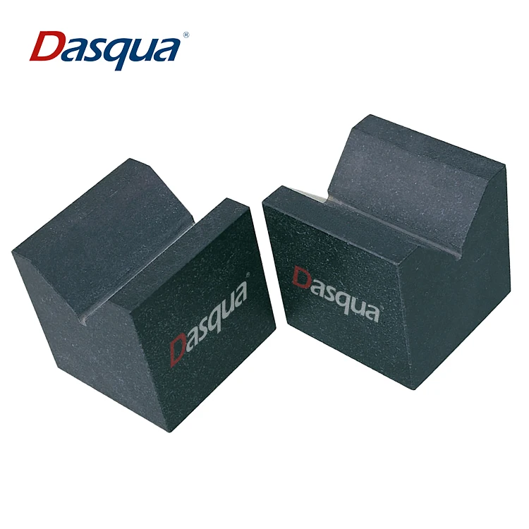 일치하는 쌍으로 제공되는 실린더 테스트용 화강암 V-블록 세트