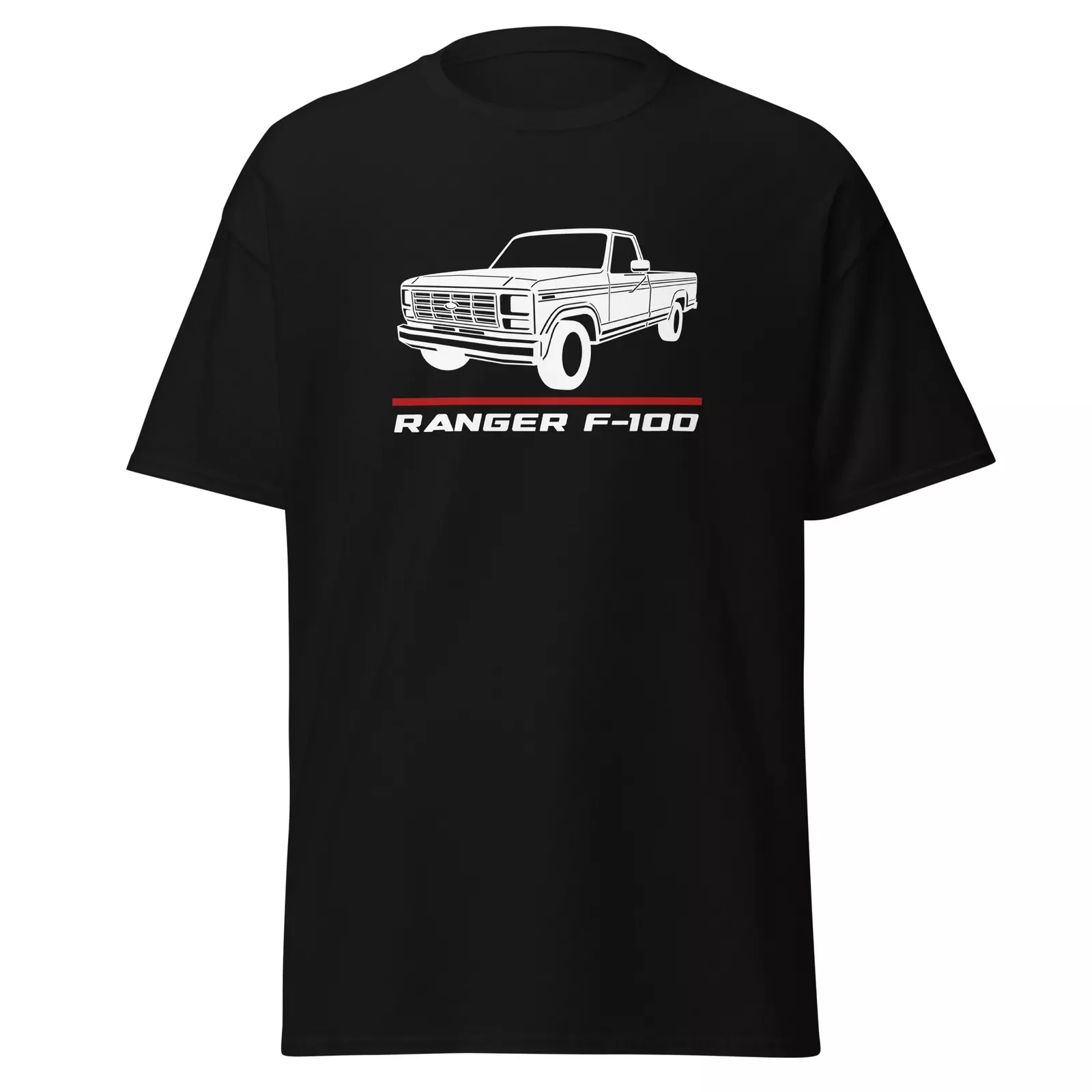 2024 Men T Shirt Casual Ford Ranger F100 1980 Truck Enthusiast T-shirt Graphic Summer Short Sleeves 100% Cotton S-3XL Cool Tee