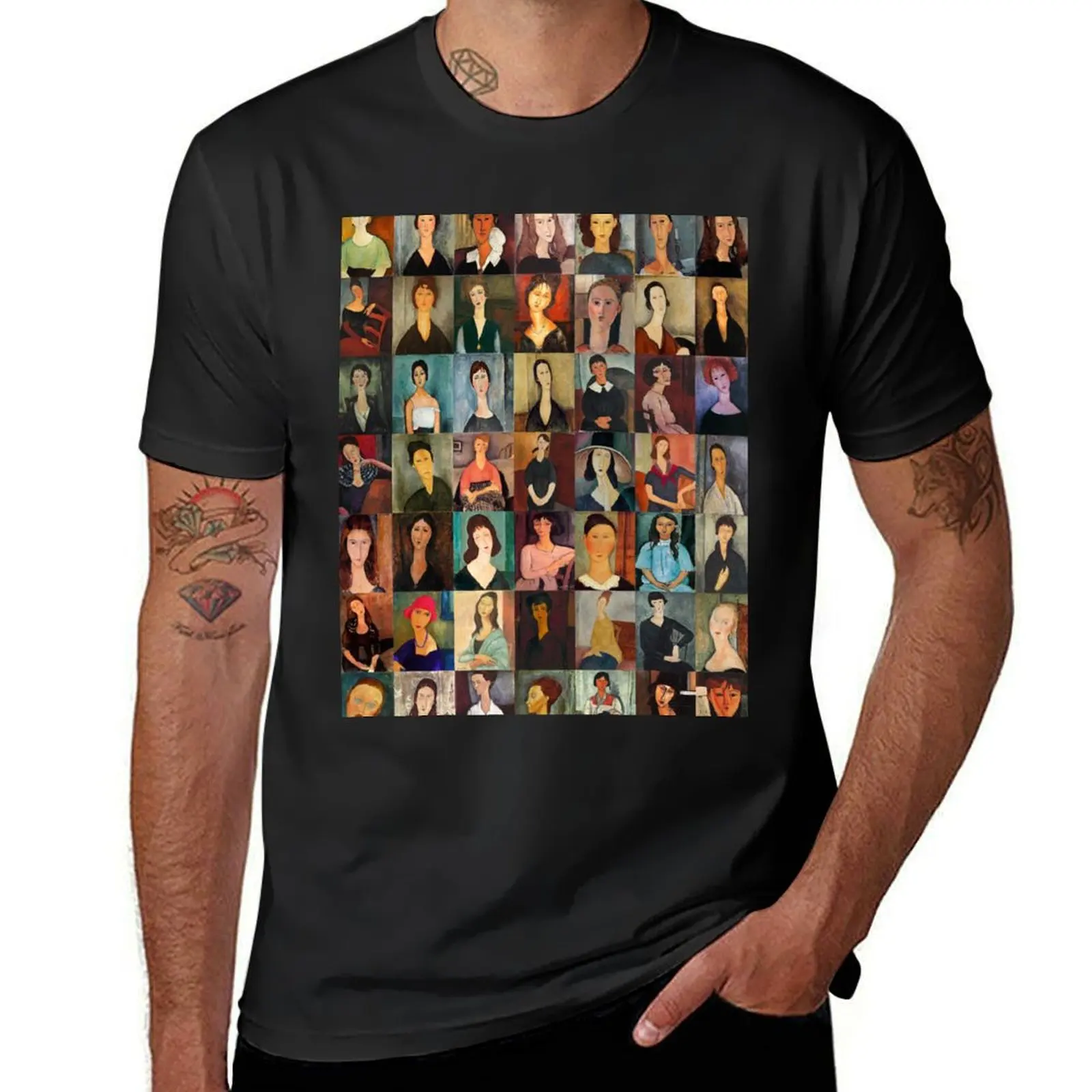 

Amadeo Modigliani T-Shirt basketball graphic tees croswit shirt man plus size tops mens designer clothes