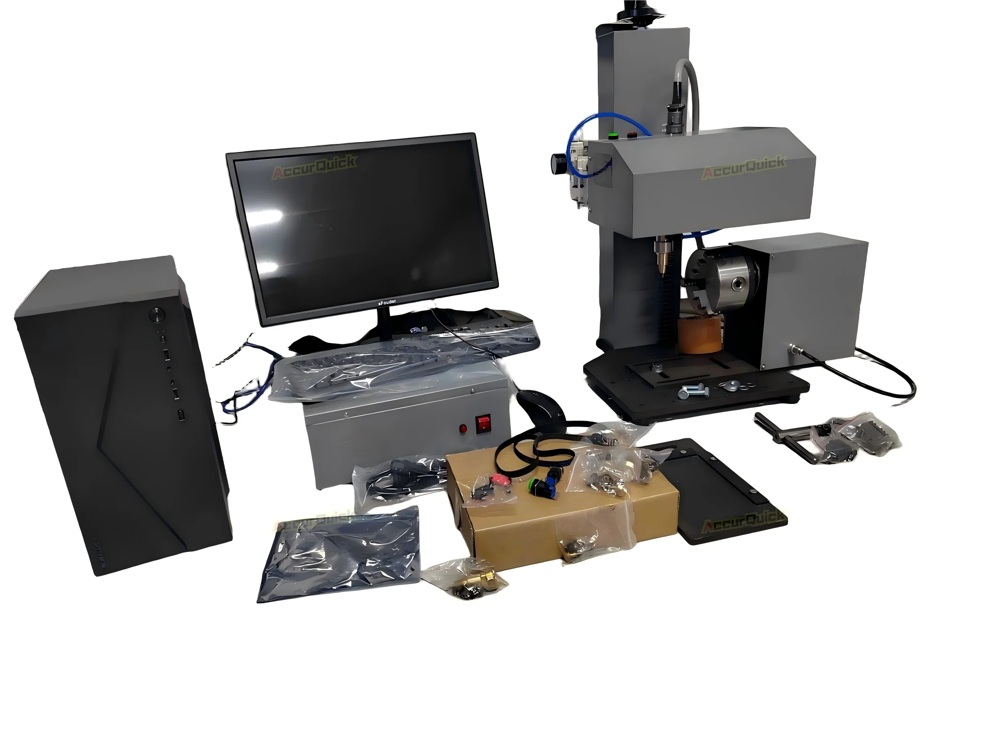 آلة وضع علامات المعادن الدوارة ذات 3 محاور لسطح المكتب آلة تحديد لوحة اسم نقطة Peen #1