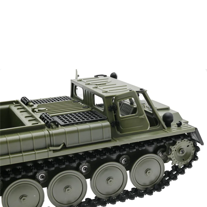 E-1 Zdalnie sterowany czołg 29CM RC Tank 1/16 2.4G Zabawki elektryczne GAZ 71 Pasuje do WPL E-1 dla dzieci Chłopcy Prezenty urodzinowe, 1B