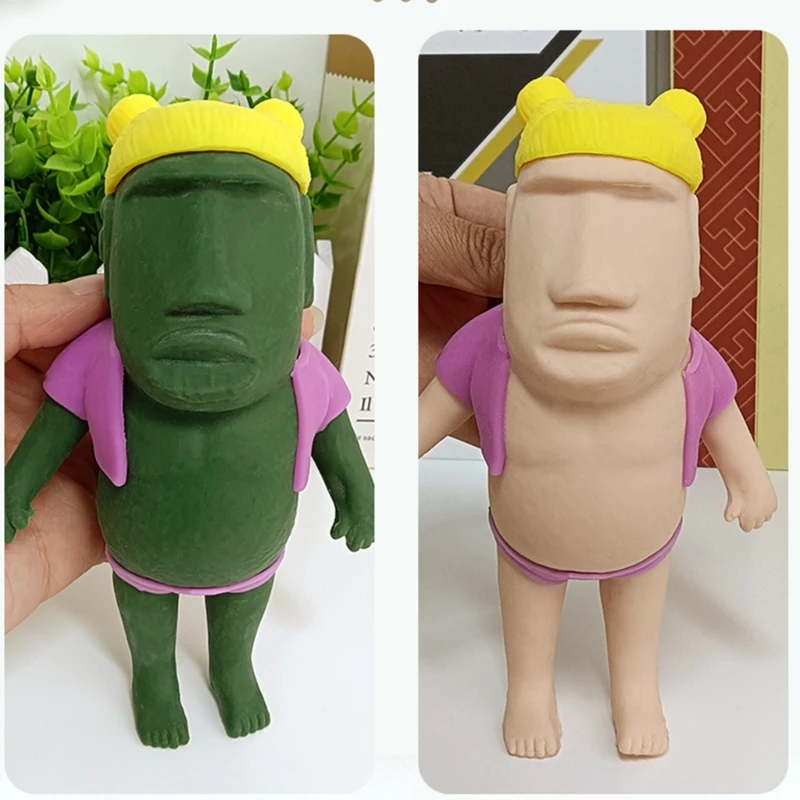 

Soft Stretchy Rock Man Squeeze Doll Figurine Decompress Office Stress Toy AntiAnxiety Toy Stress Reliever for Student