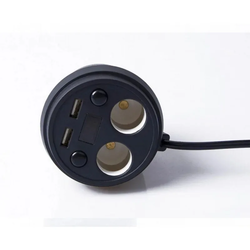 Dual USB Output Cup Car Adapter 3.1A DC12-24V For Phones Tablets Charging