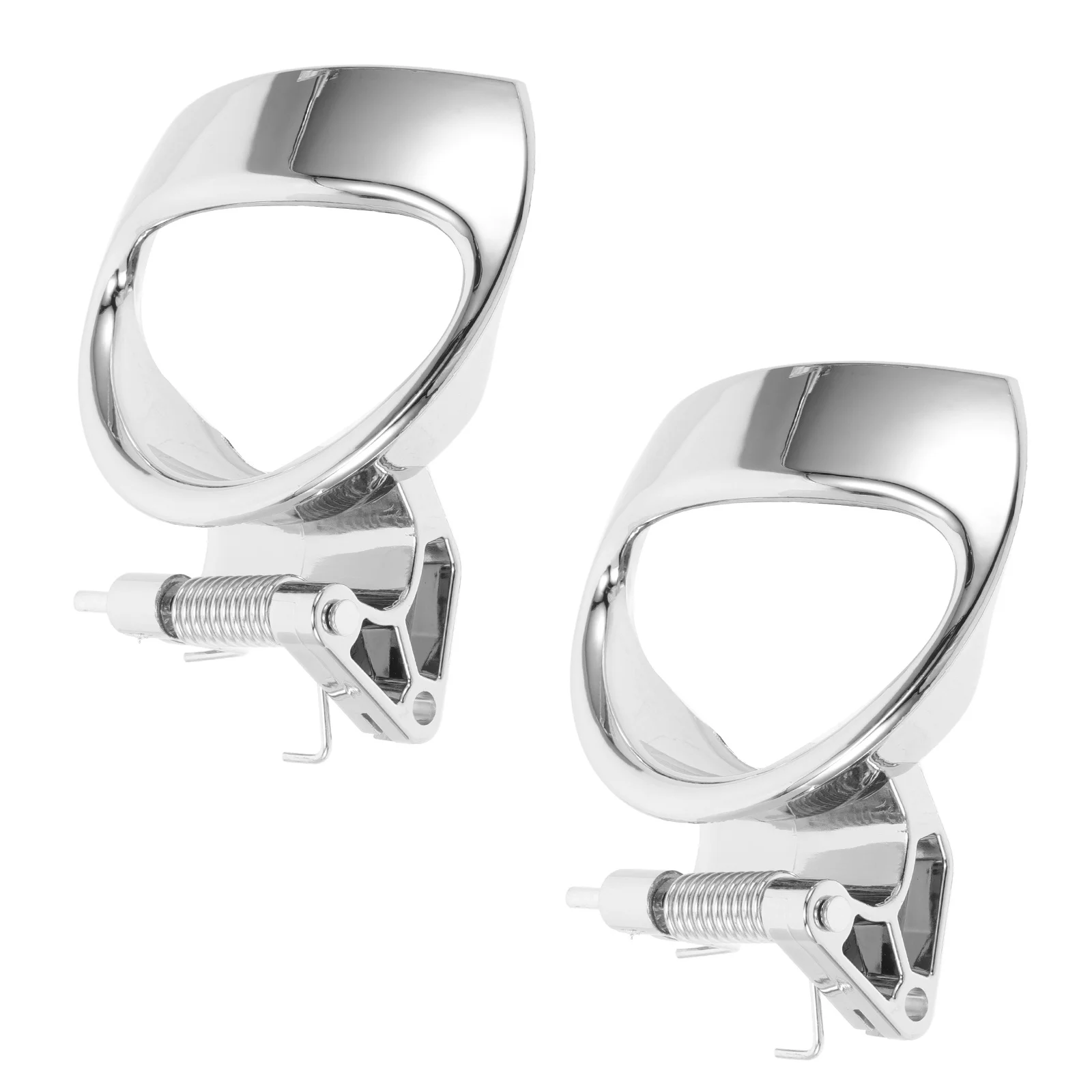 

1Pair Chrome Car Door Handle Set ABS Solid Material Replacement Compatible 19299614 19299613 Front Interior Auto Door Handle