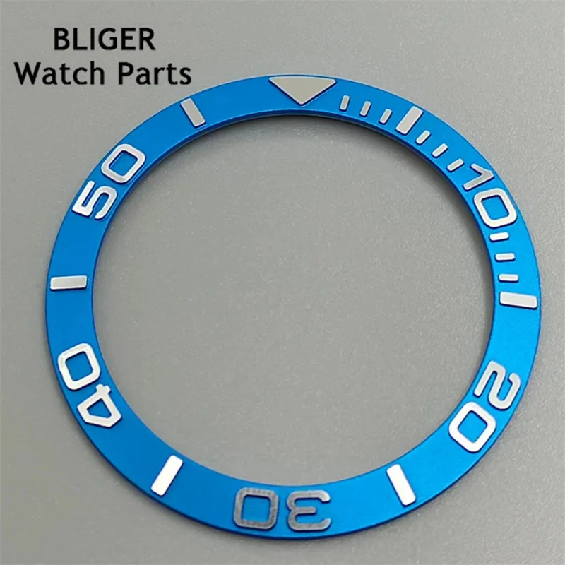 BLIGER  38mm Ceramic Watch Bezel Insert Fit 40mm Watch Case