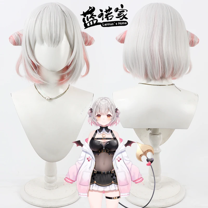 

Виртуальный YouTube Vtuber Suou Patra Cos Косплей Парик Хэллоуин Карнавал Реквизит для вечеринки Синтетические волосы Термостойкое волокно + Кепка для парика