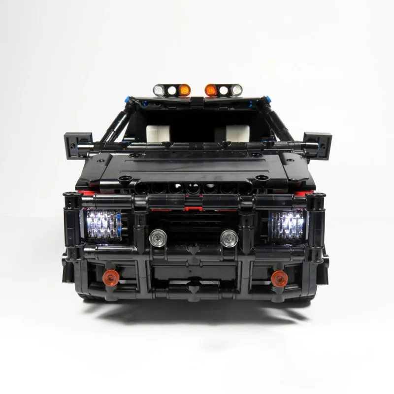 MOC Building Blocks Bricks MOC-5945 City Police Station New York Car 1983 GMC Vandura A-Team Brick 1710 Parts Toys Gifts