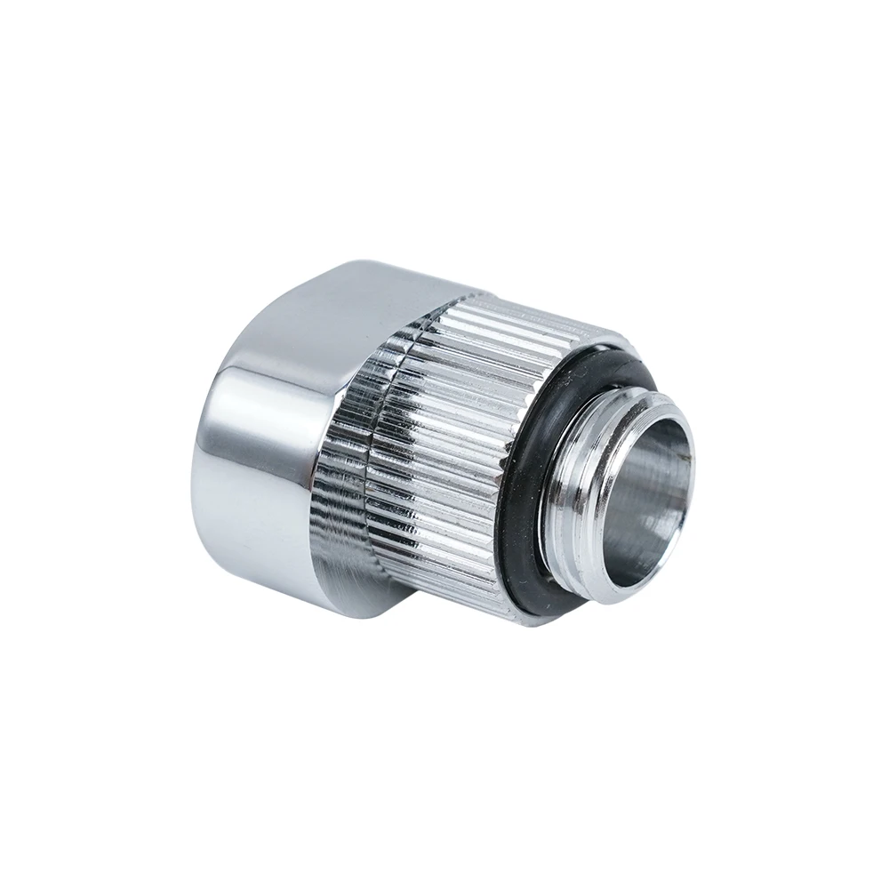 Bitspower Touchaqua 360 Rotary Offset Connector Suitable 5mm Adapter,Path Alignment Brass FittingS,Black,Silver,BPTA-PAM-GS