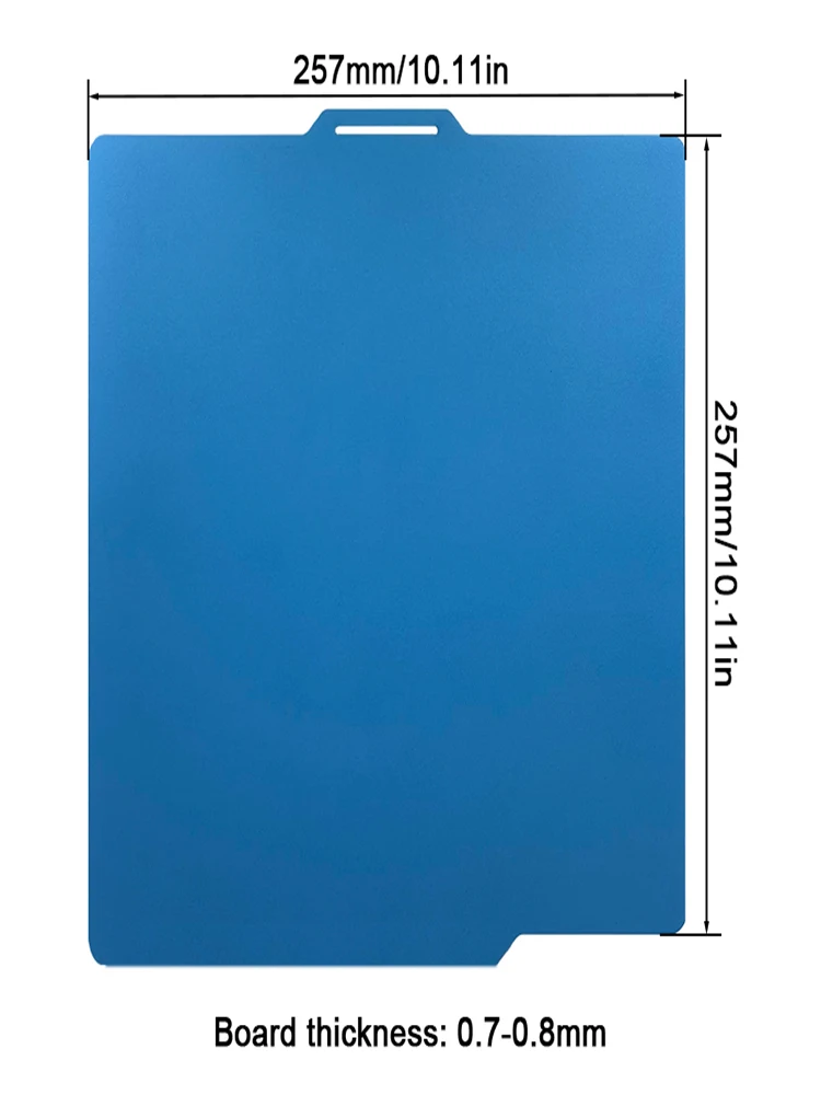 Płyta grzewcza Cool Plate P2S 257x257mm, dwustronna, do drukarek 3D Bambu Lab P1P P1S A1 X1 X1C X1E — zdjęcie produktu 7