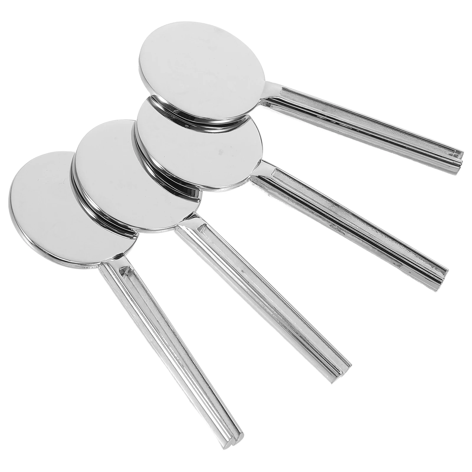 

4 Pcs Toothpaste Squeezer Metal Tube Pastetooth Dispenser Stainless Cream