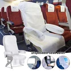 1 Pcs Travel Disposable Seat Cover Public Transport Airplane Train Seat Cover Non Woven Anti-Contact Bus Car Protective Cover