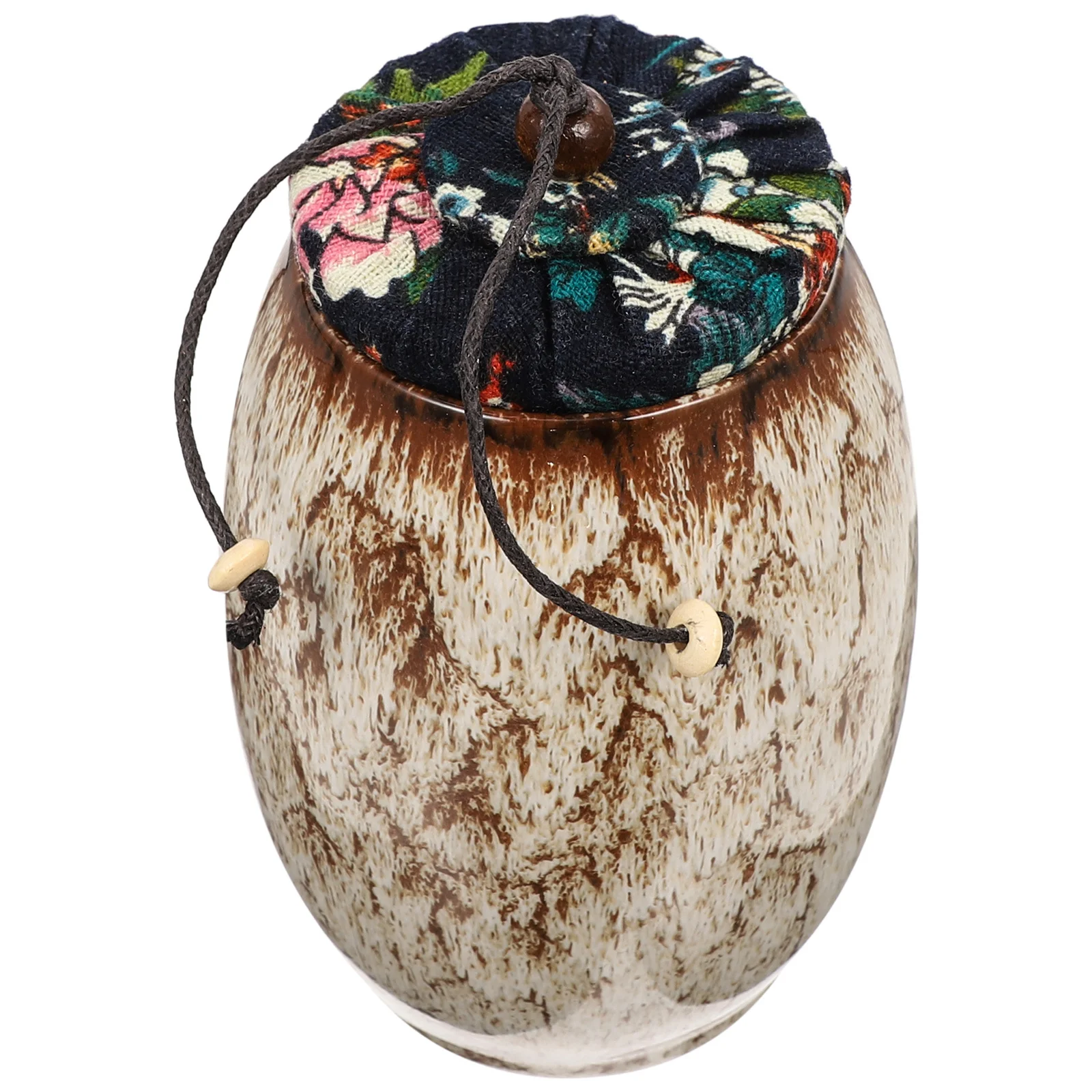 

Ceramic Tea Jar Exquisite Sealed Storage for Tea Leaves Chinese Medicine Ointment Aroma Materials Multi-Use Household Container