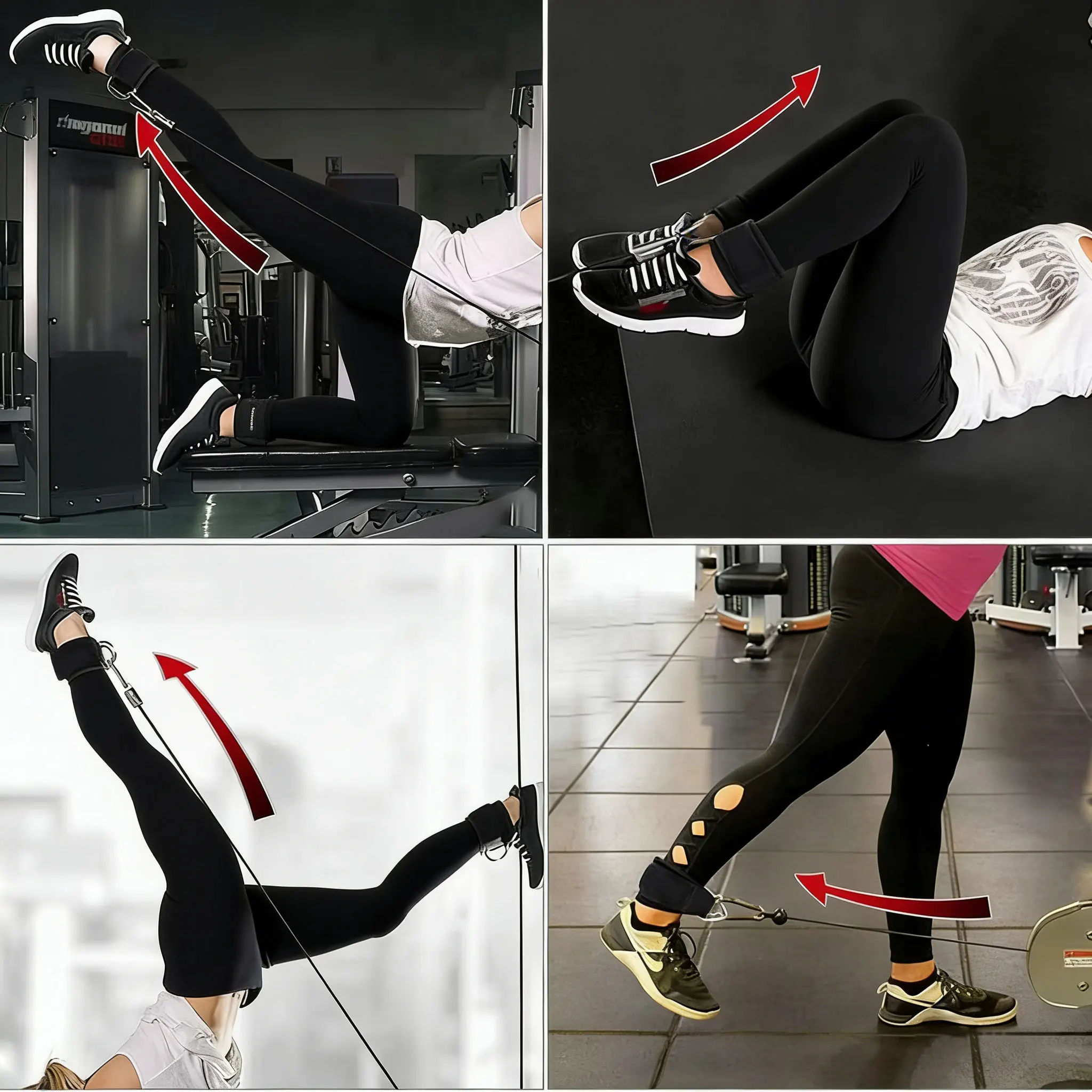 1 PC Ankle Strap Taekwondo Leg Strength Training Exercise Protective Equipment Weight Assist Dumbbell with Anklet