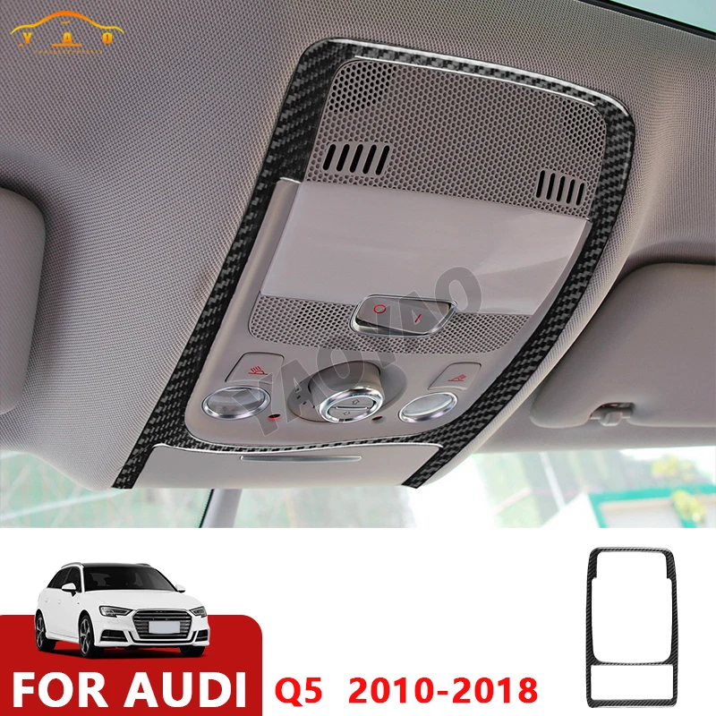 

Carbon Fiber For Audi A4L A4 B8 2009-2016 Q5 A5 2008-2017 Car Reading Light Panel Decorative Frame Trim