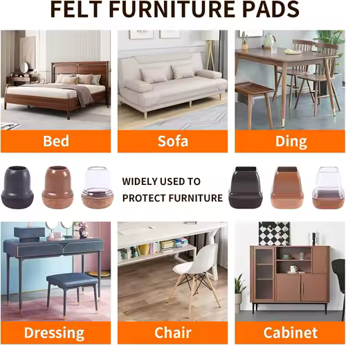8PCS Extra Small Silicone Chair Leg Protectors Thicken Chair Leg Covers Non Slip Furniture Leg Pads to Protect Hardwood Floors - Image 5