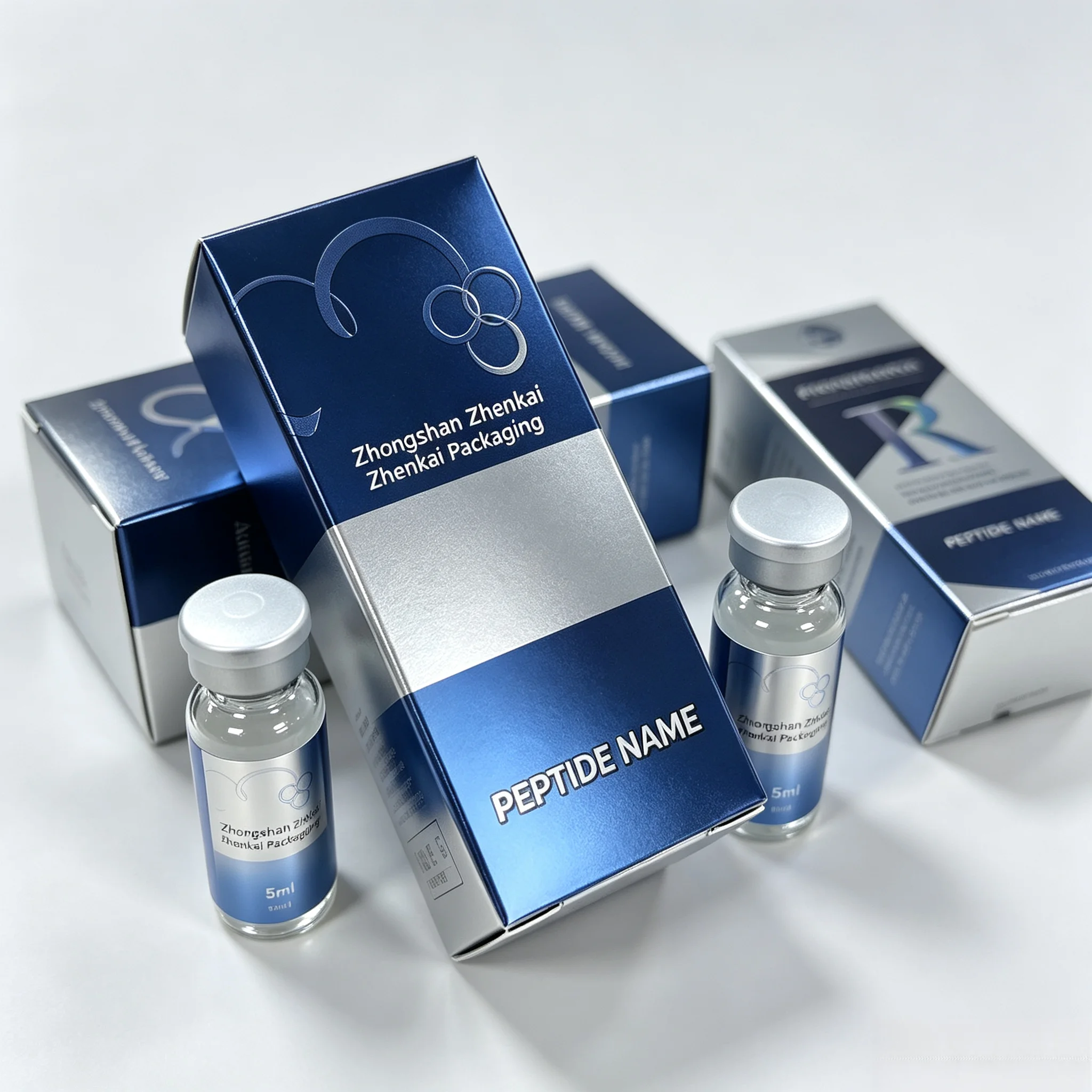 ฉลากขวดเปปไทด์หรูหราแบบกำหนดเอ - Luxury Skincare Labels บทวิจารณ์และราคา
