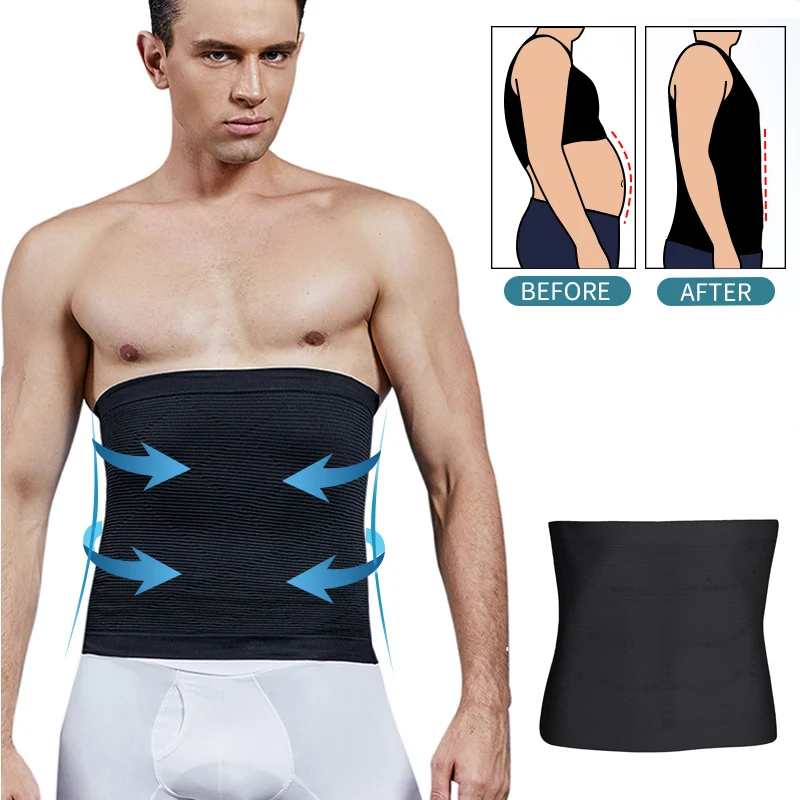 

Body Shaper Belt Waist Trainer Abdominal Binder for Man Belts for Men Fitness Modeling Strap Male Fat Burning Girdles Shapewear