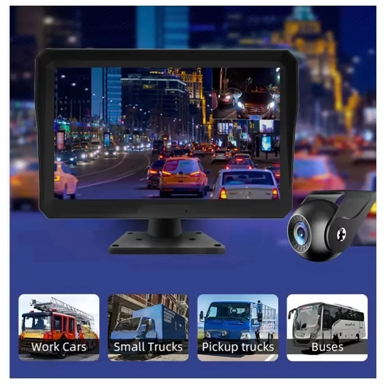 6CH 10.1 بوصة تعمل باللمس سيارة/RV/حافلة/شاحنة نظام AHD مركبة CCTV HD للرؤية الليلية عكس مسجل وقوف السيارات #6