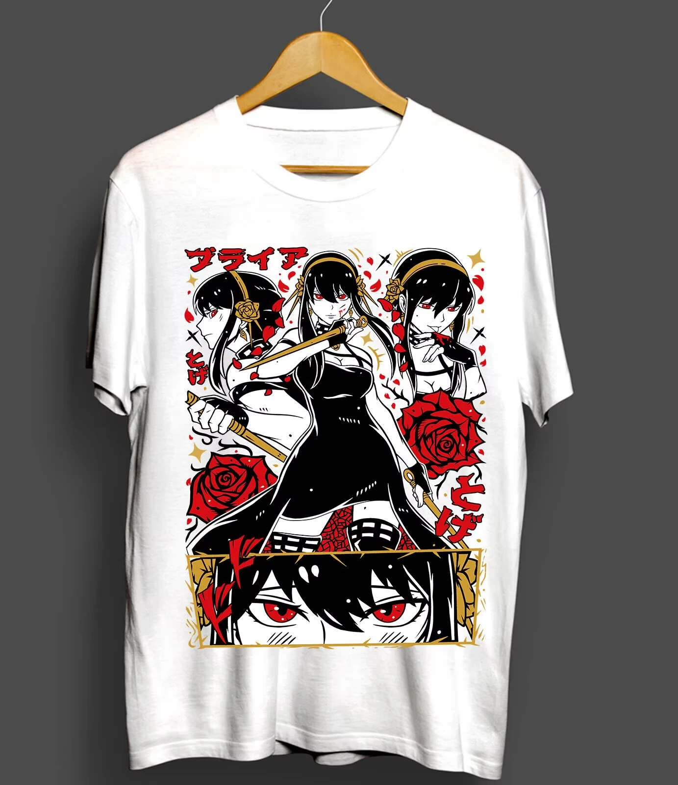 Miniso جاسوس X الأسرة انمي ياباني Y2k جاسوس X الأسرة للجنسين تي شيرت الكرتون Loid يور أنيا بون مزور مانغا أنيمي قميص 3XL الحجم #2