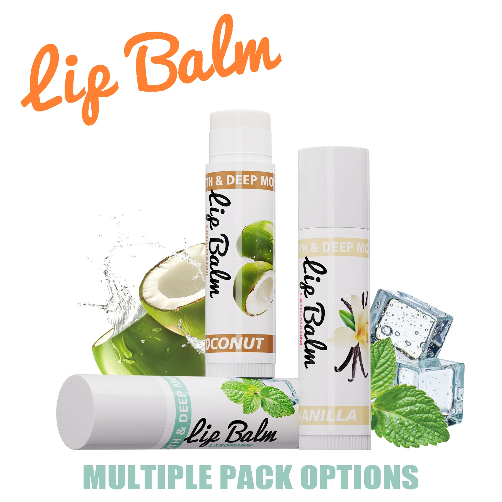 Long Lasting Hydrating Lip Balm 12 Fruit Flavors Smooth Moisturizer Reduces Liplines Anti Drying Transparent Lipstick