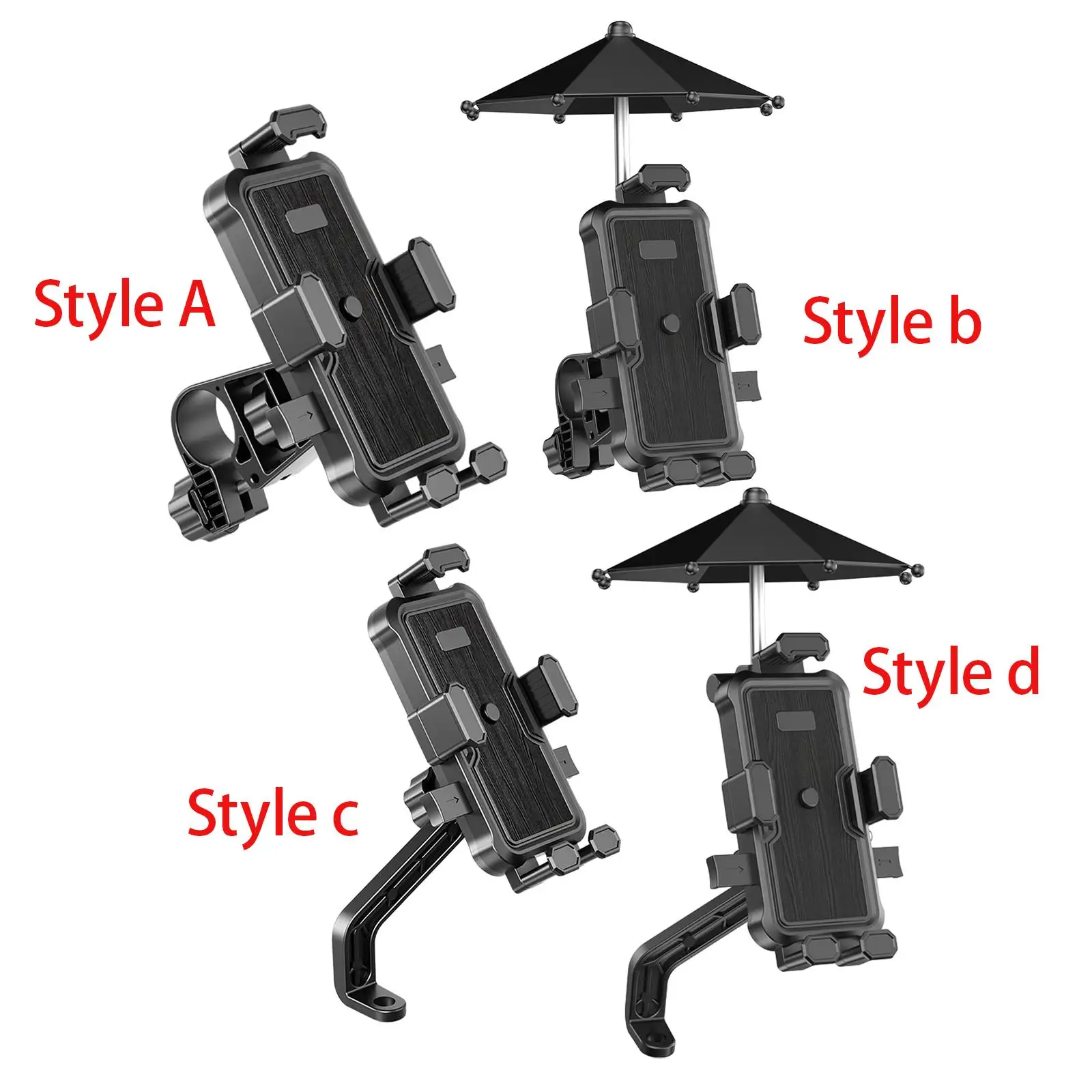 

Держатель для телефона на мотоцикле, ленивый кронштейн, быстросъемный, регулируемый на 360°, против тряски