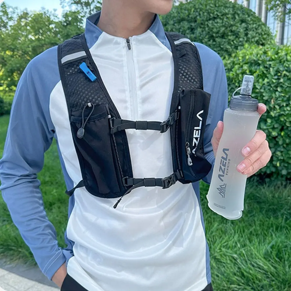 250/500ml Summer Folding Sport Water Bottle Lightweight Running Soft Water Bag Hiking Portable Drinkware Kettle Outdoors