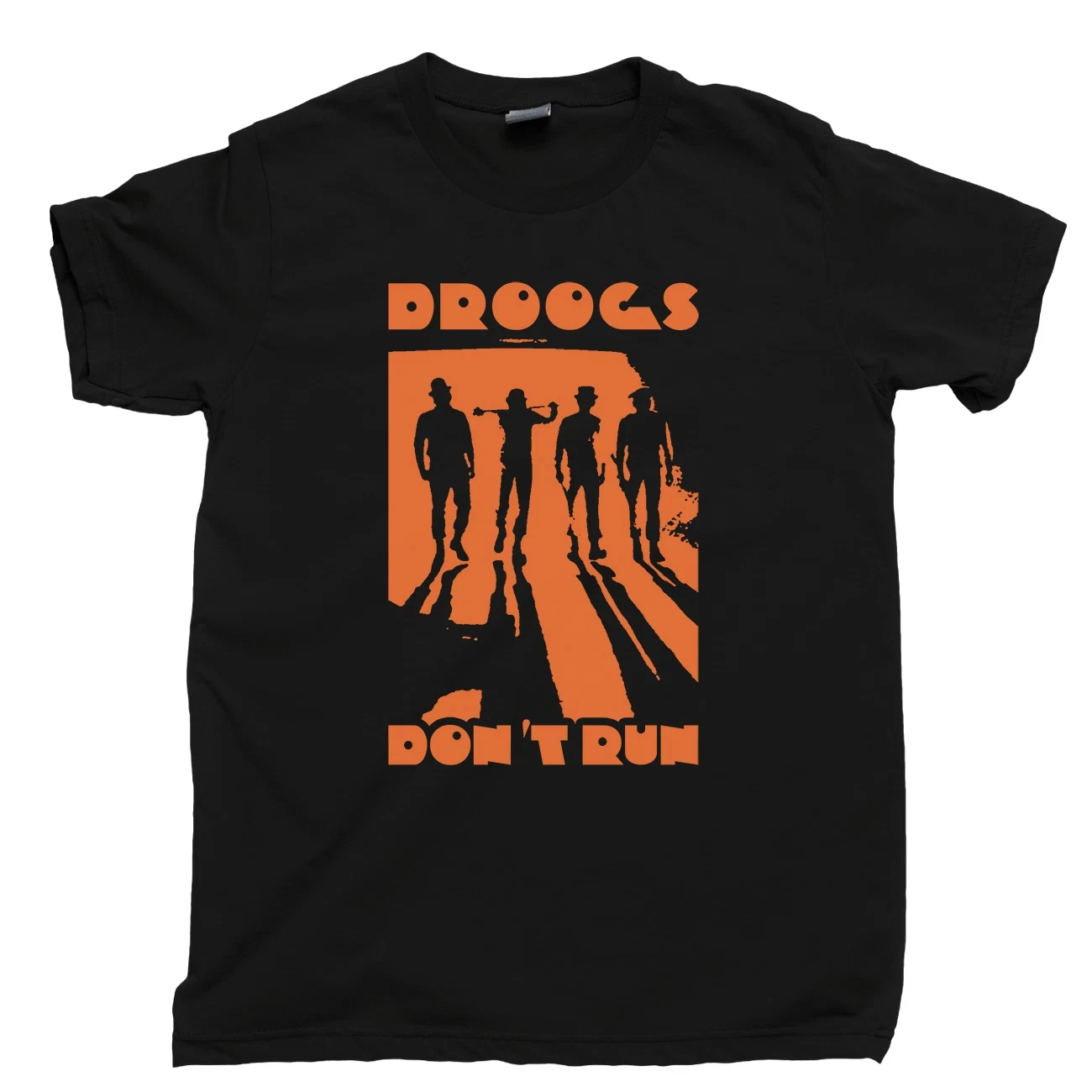 A CLOCKWORK ORANGE T Shirt Stanley Kubrick Ultraviolence Droogs Don't Run Tee New Summer Styles