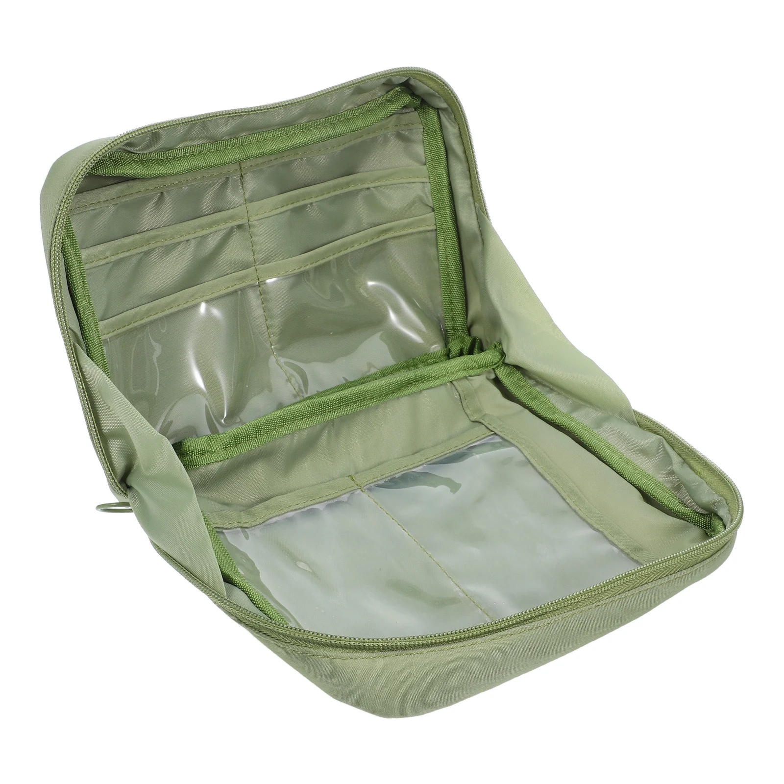 

Large Capacity Canvas Pencil Case Portable School Pen Bag Organizer Zipper Stationery Holder for Students Office Use