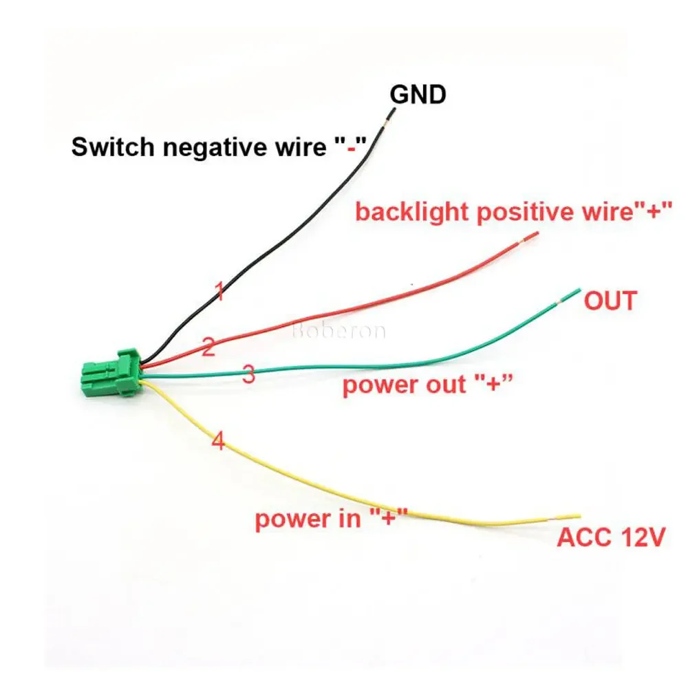 Accessories Car Power On Off Front Camera Push Button LED Switch Parts Fitting For Nissan X-Trail T32 2014-2020 Qashqai J11 2015
