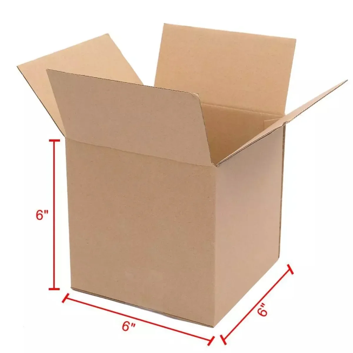 Packing carton 6x6x6 Mobile shipping box 100 corrugated boxes