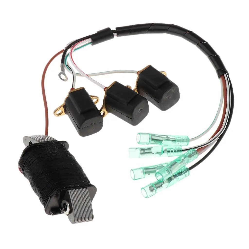 

Outboard Charge Charging Coil Metal Replacement Engine Accessory High Quality for Yamaha Outboard 60HP 70HP 2T