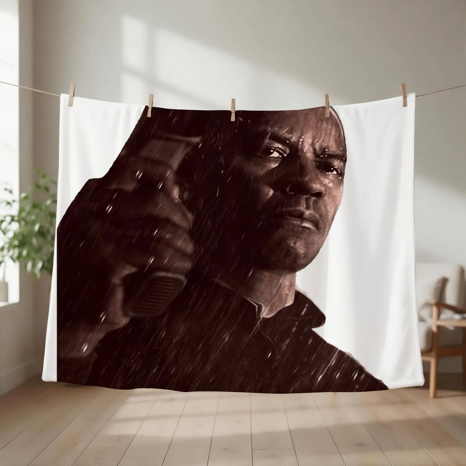 The Equalizer Throw Blanket couch cozy soft plush fuzzy picnic outdoor blanket