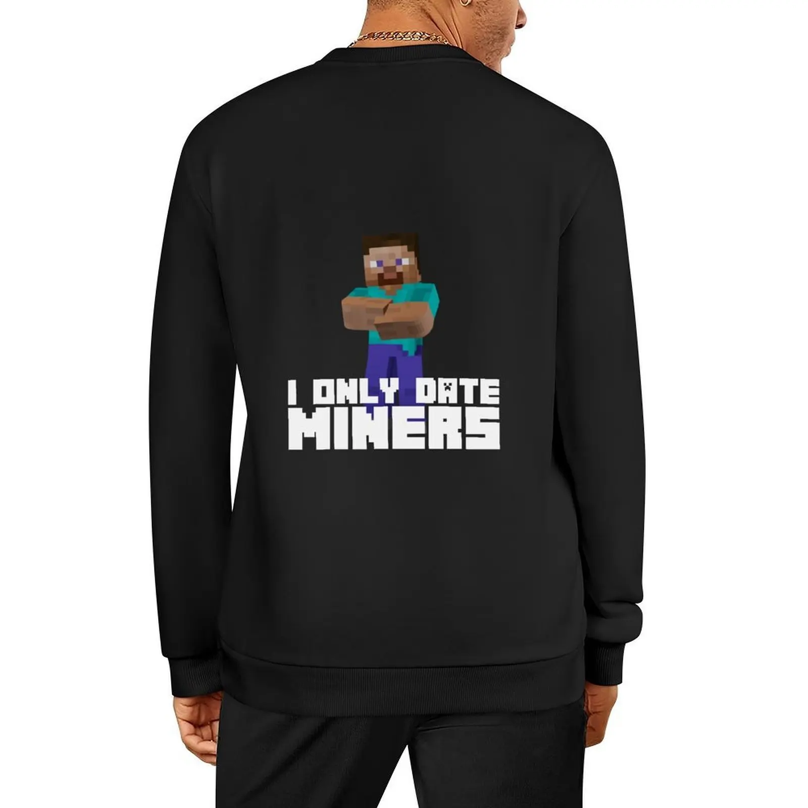 

I only date MINERS Pullover men's sweat-shirt set korean autumn clothes autumn graphic t shirts men new in hoodies & sweat-shirt