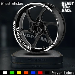 For R2R DUKE 125 390 690 790 890 990 1290 RC 390 Motorcycle Wheel Hub Sticker Rim Decal Stripe Tape Waterproof Accessories