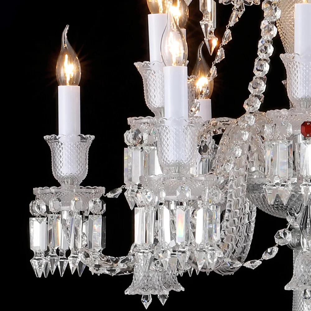 European home decoration crystal chandelier floor lamp