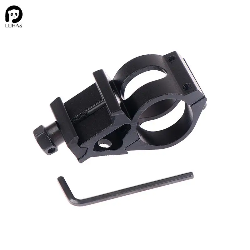 Tactical Quick Release Offset Flashlight Mount Picatinny Rail 45 Degree Sight Mount Accessories